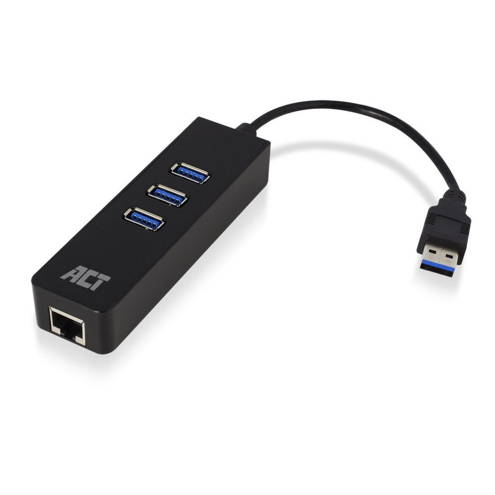 ACT AC6310 | USB 3.2 Gen 1 Interface Hub | Type-A | 5 Gbps | Zwart - Matmuis - Matmuis